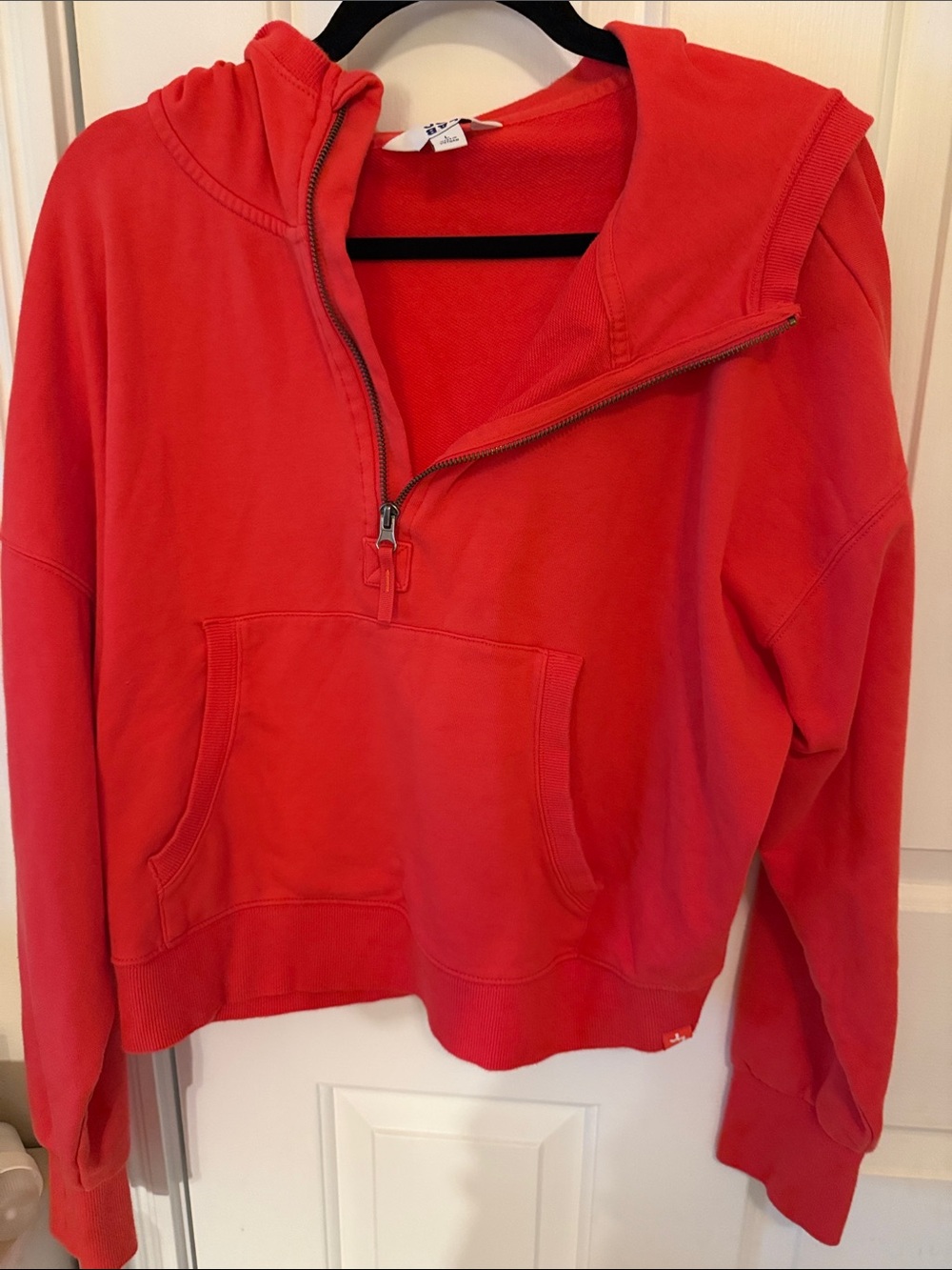 JoyLab Bright Red Pullover with Logo Tag